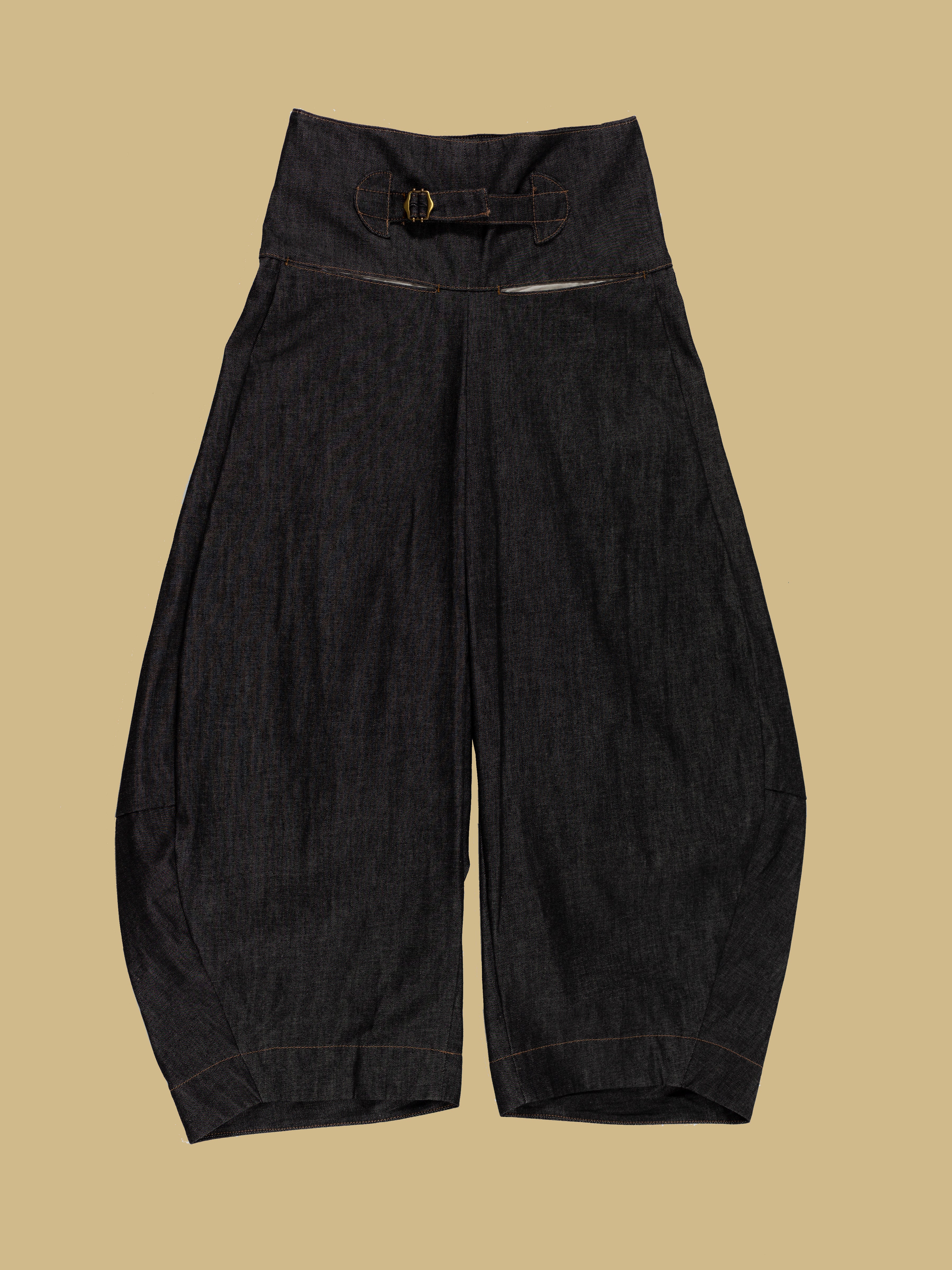 【めっちゃ変わる】 web_3pleat_denim_OBJECT_BACK_0 パンツ